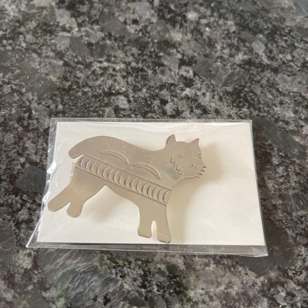 ADRAR シルバー　ブローチ　ネコ　新品未使用　ハルポ　ズニ　ロンハーマン