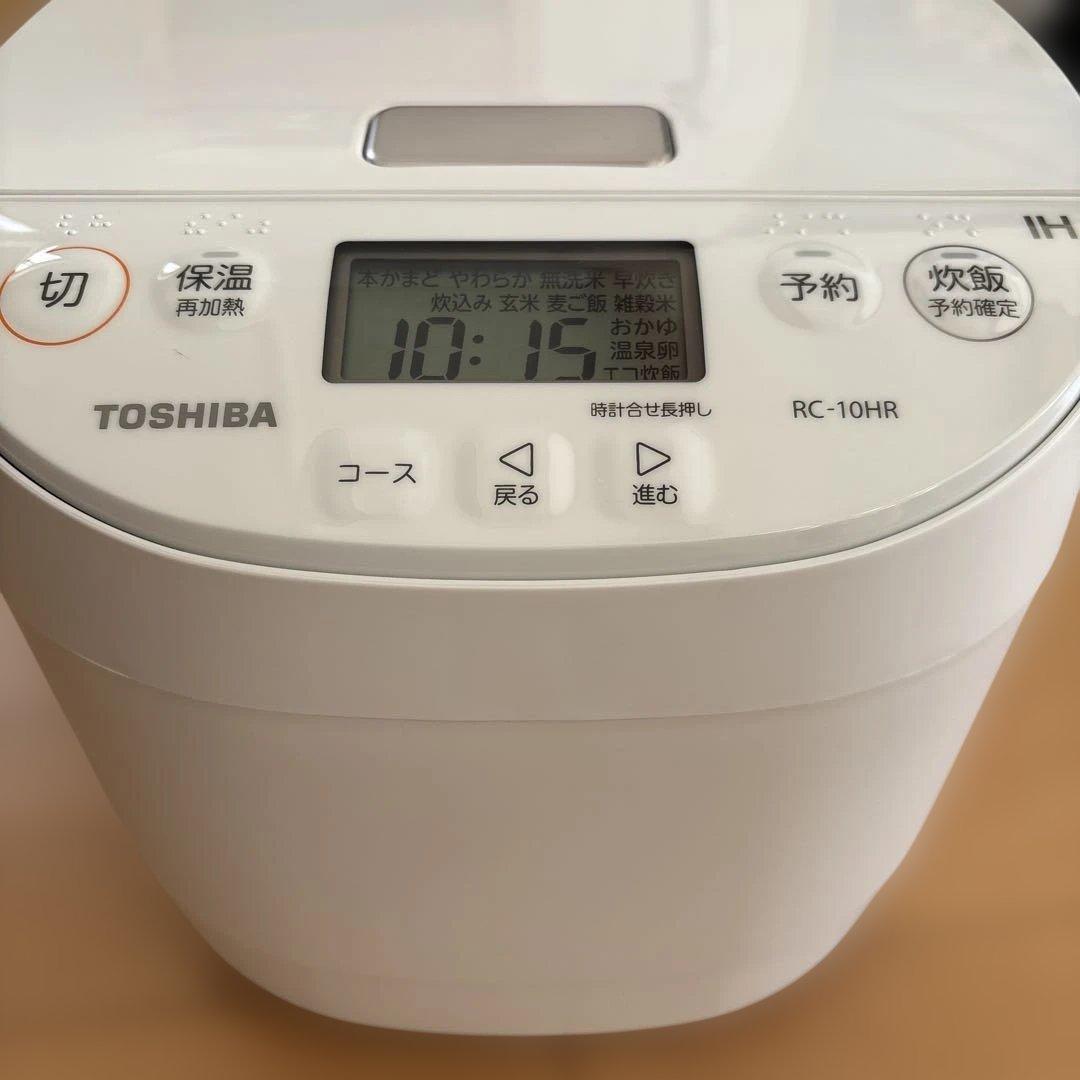 ◆美品◆TOSHIBA東芝炊飯器 5.5合 RC-10HR(W)