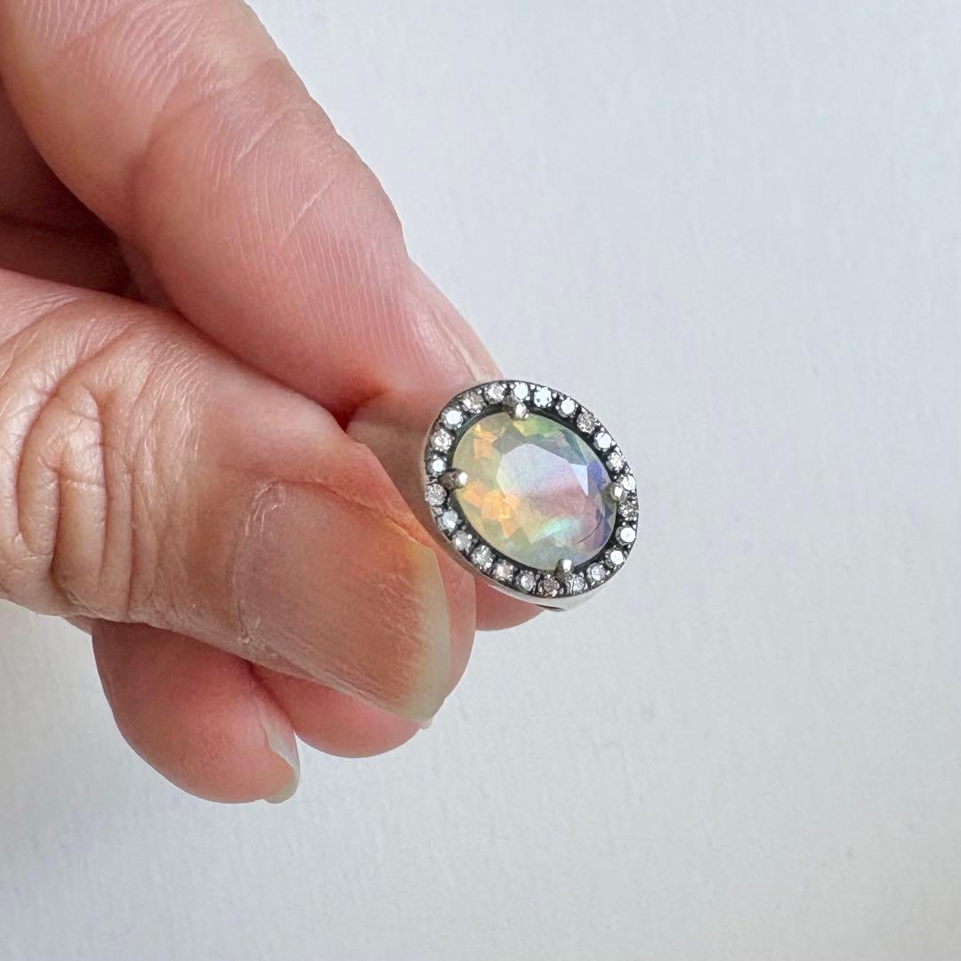 adlin hue アドリンヒュー　オパール　ダイヤ　シルバーリング