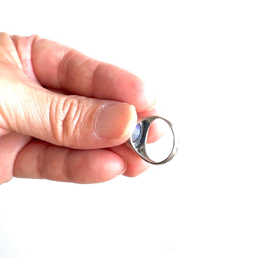 adlin hue アドリンヒュー　オパール　ダイヤ　シルバーリング