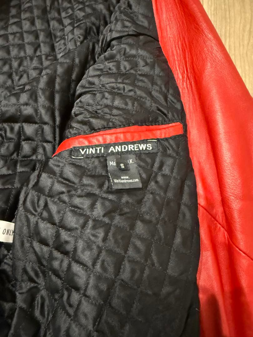 vinti andrews ライダースジャケット　カスタム　鋲ジャン　punk