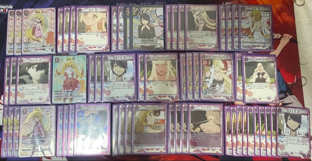 ユニオンアリーナ　忍野忍&阿良々木　デッキ 〈物語〉シリーズ(パラレル有り)