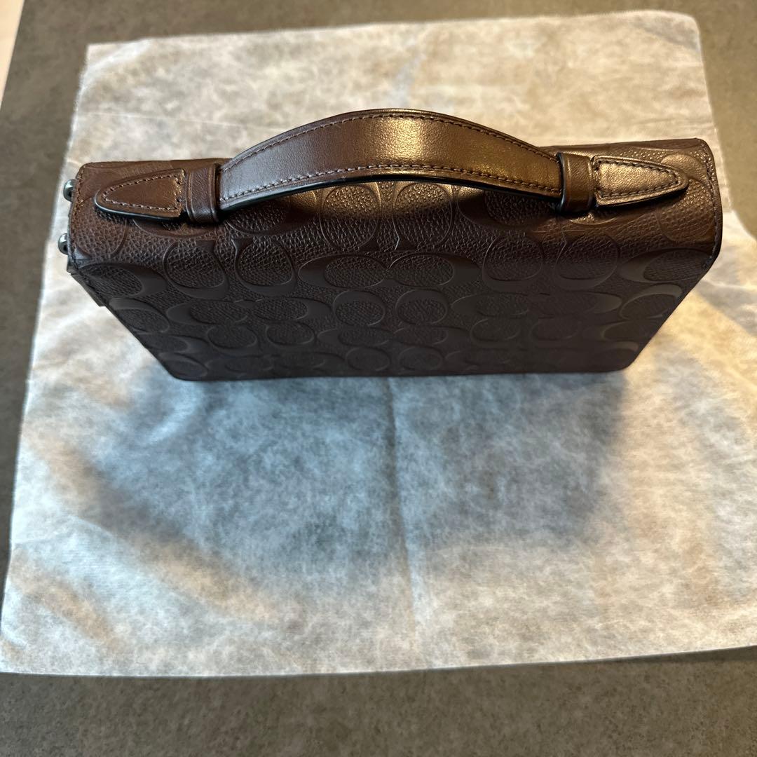 ダブル ジップ トラベル オーガナイザー シグネチャー レザー