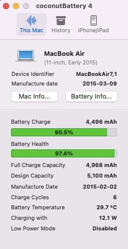 Macbook Air 2015 i5 8Gb 512Gb 11インチ 美品 2