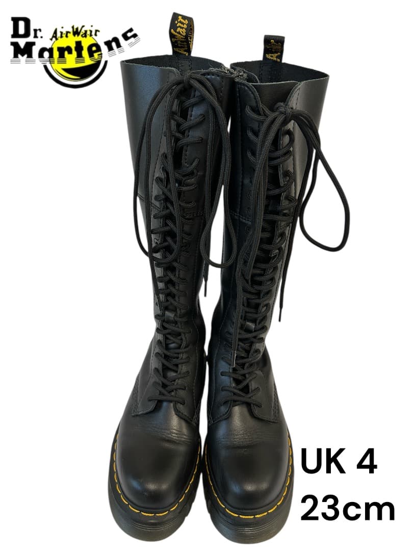 【mochi】ブーツ　ドクターマーチン　ロングブーツ