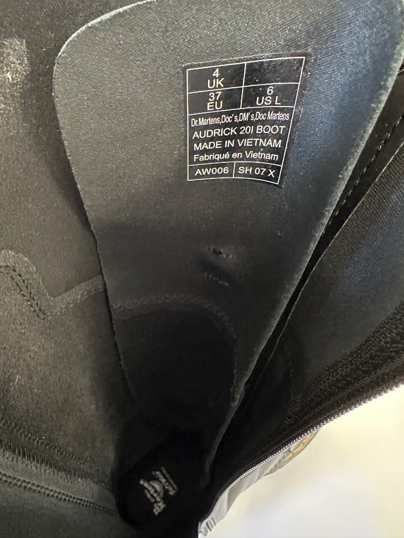 【mochi】ブーツ　ドクターマーチン　ロングブーツ