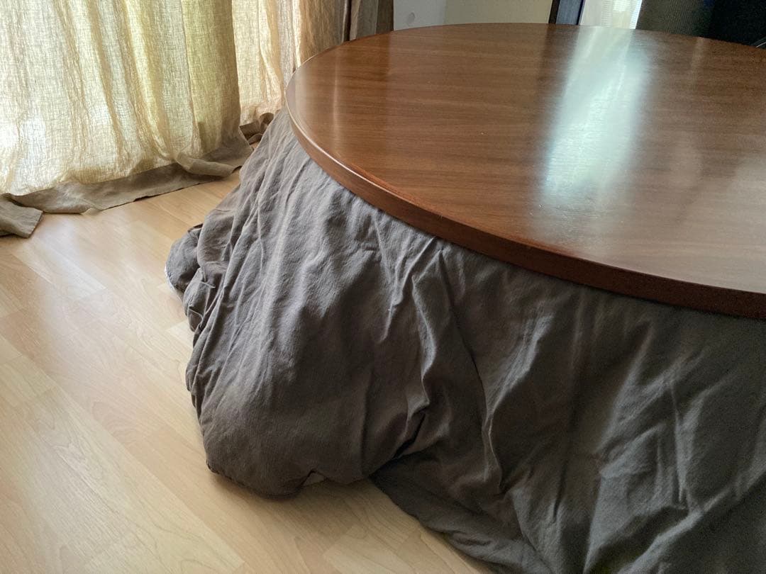 アクタス　リビングテーブル　こたつ　ウォルナット　120㎝　セット売り