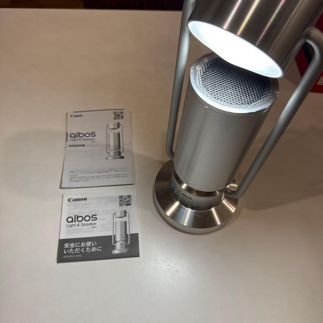 【箱無し・ケーブルなし・動作OK】Canon albos ライト&スピーカー