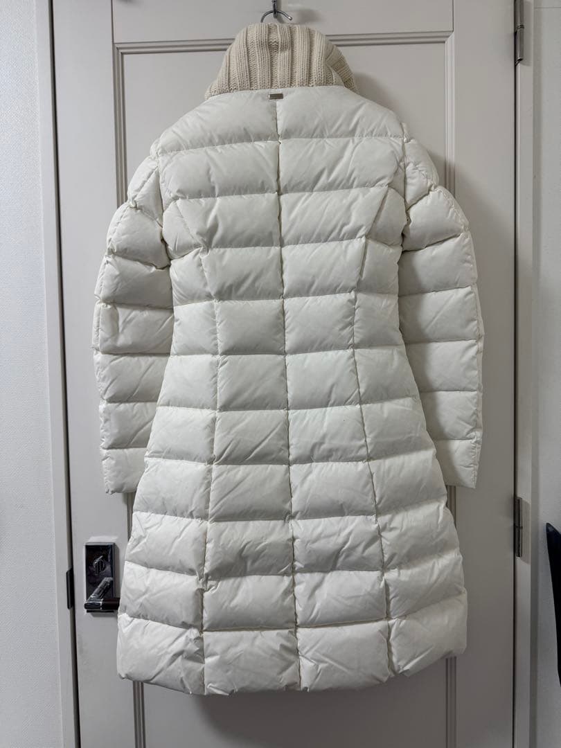 Herno ホワイト ロングダウンジャケット　新品未使用タグ付き