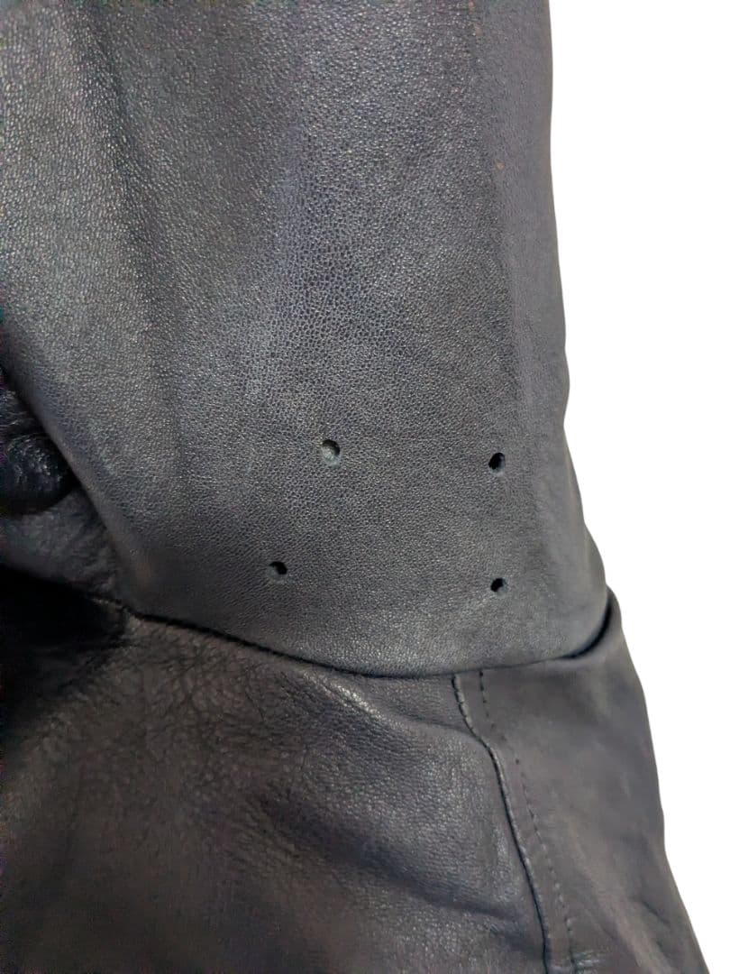 70s~80s フランス軍　パイロット　レザー フライトジャケット