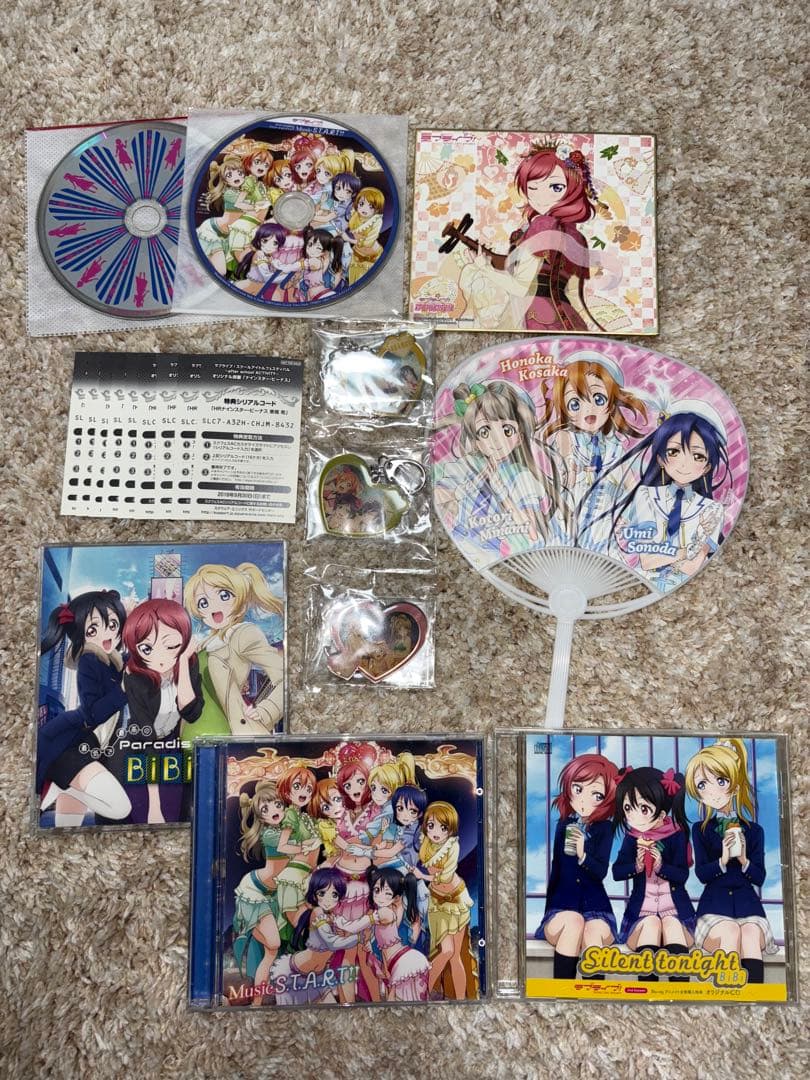 ラブライブ! μ’s グッズ まとめ売り 本 クロス タペストリー CD 引退