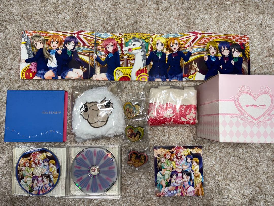 ラブライブ! μ’s グッズ まとめ売り 本 クロス タペストリー CD 引退