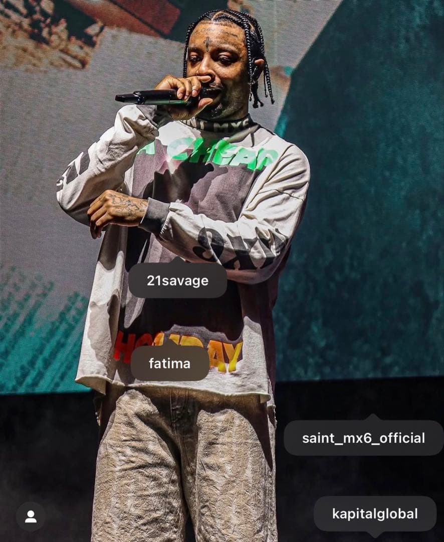 SAINT MICHAEL A CHEAP HOLIDAY ロングTシャツ