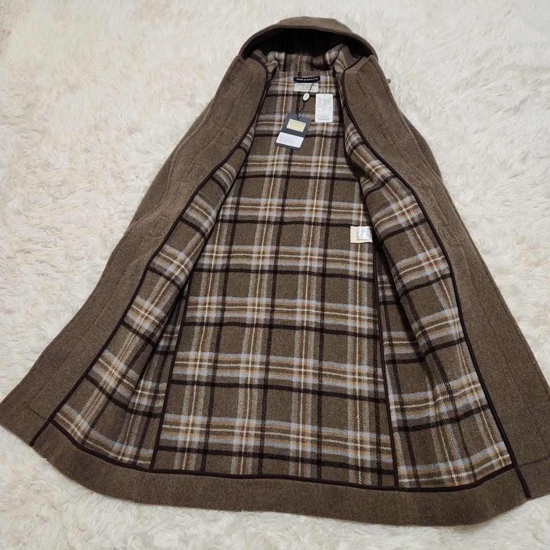【新品・未使用】ロンドントラディション 英国製 ダッフルコート チェック 36