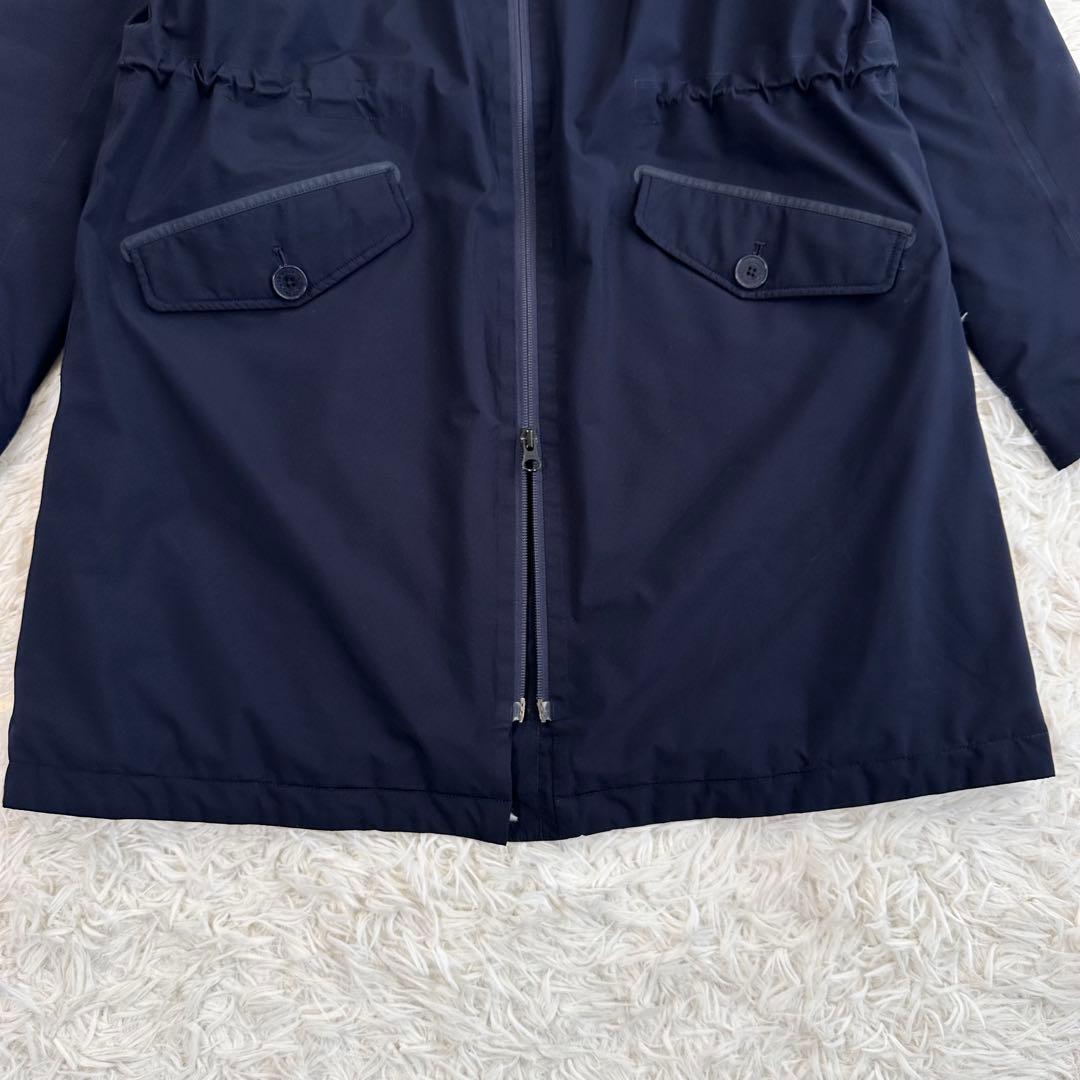 美品 エーグル 洗える ゴアテックス コート ジャケット キルティング 濃紺 L