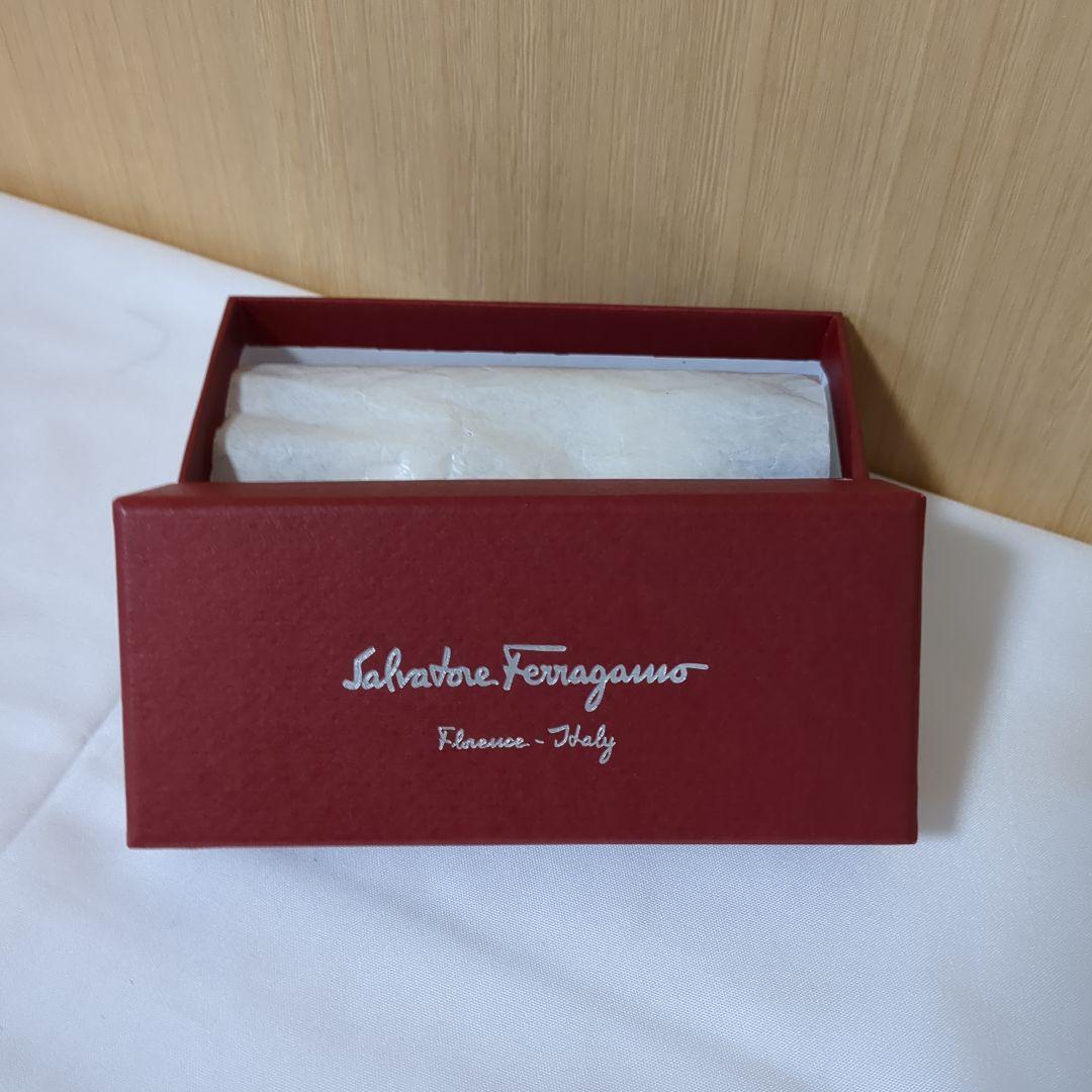 フェラガモバレッタ リボン バイカラー ヘアアクセサリー 結婚式 ドレス 箱付き