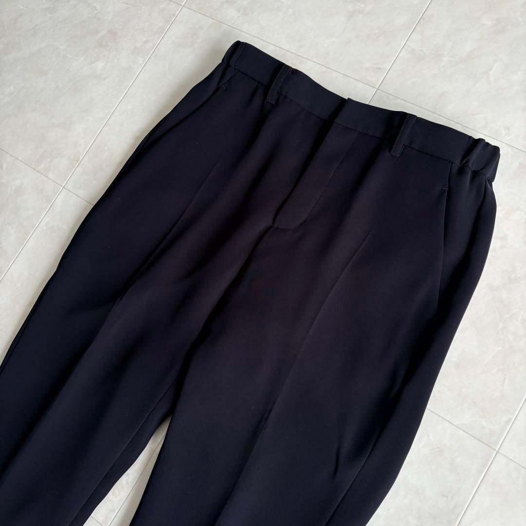 美品✨ユナイテッドアローズ ノーカラージャケット パンツ セットアップ 紺 40