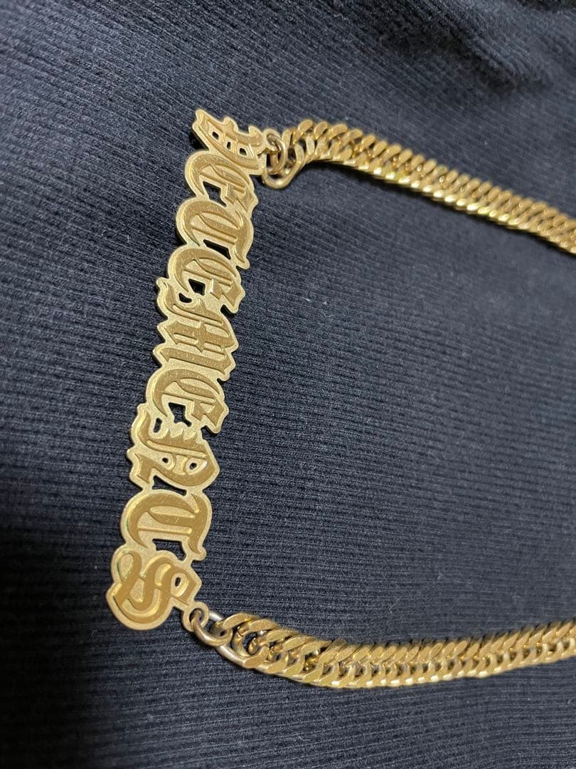 VETEMENTS ゴールドロゴネックレス　喜平
