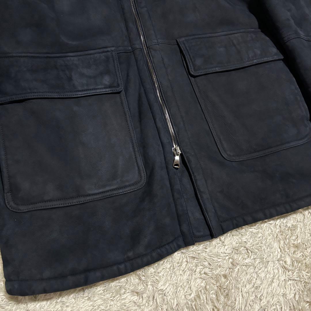 極美品✨EMMETI エンメティ　SOVEREIGN ムートン　ジャケット54