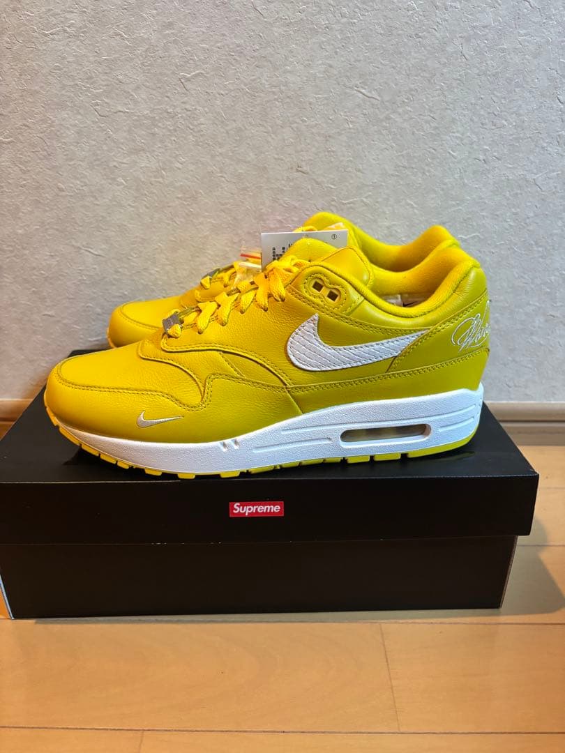 NIKE × Supreme airmax 1 yellow
