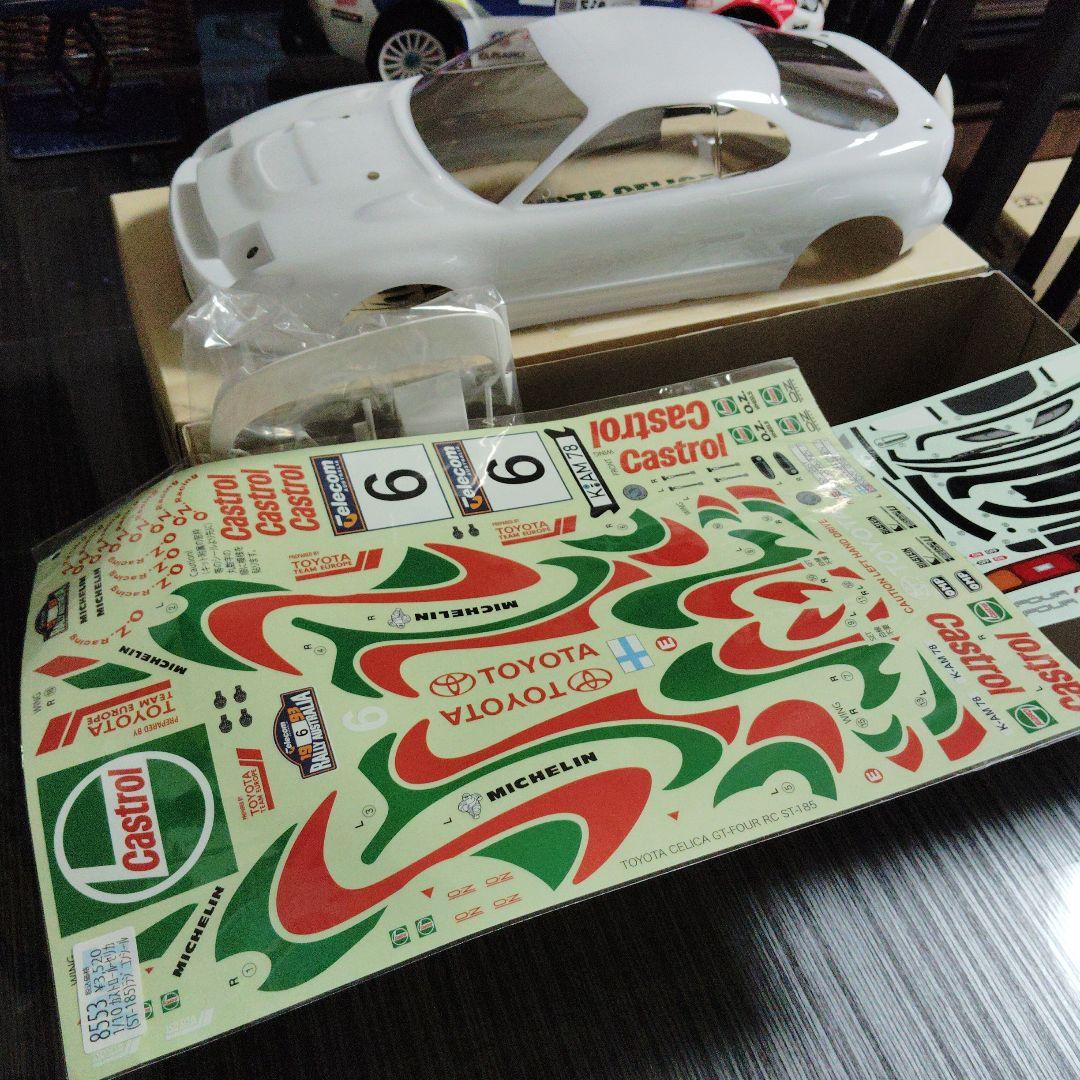 タミヤ 1/10 カストロール セリカ ホワイト 塗装済み スペアボディーセット