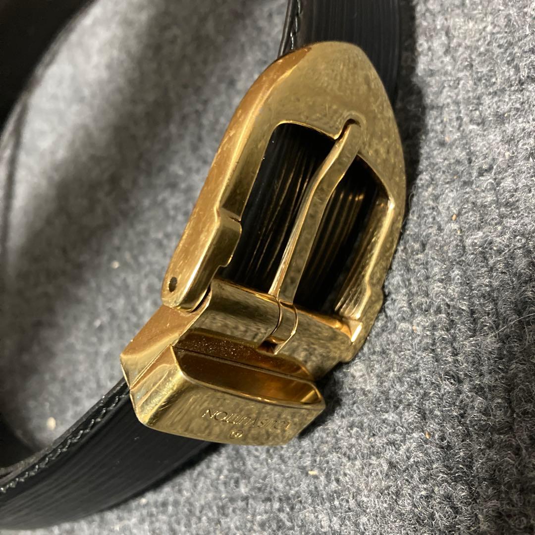 【美品】 LOUIS VUITTON ヴィトンバックルエピサンチュールベルト