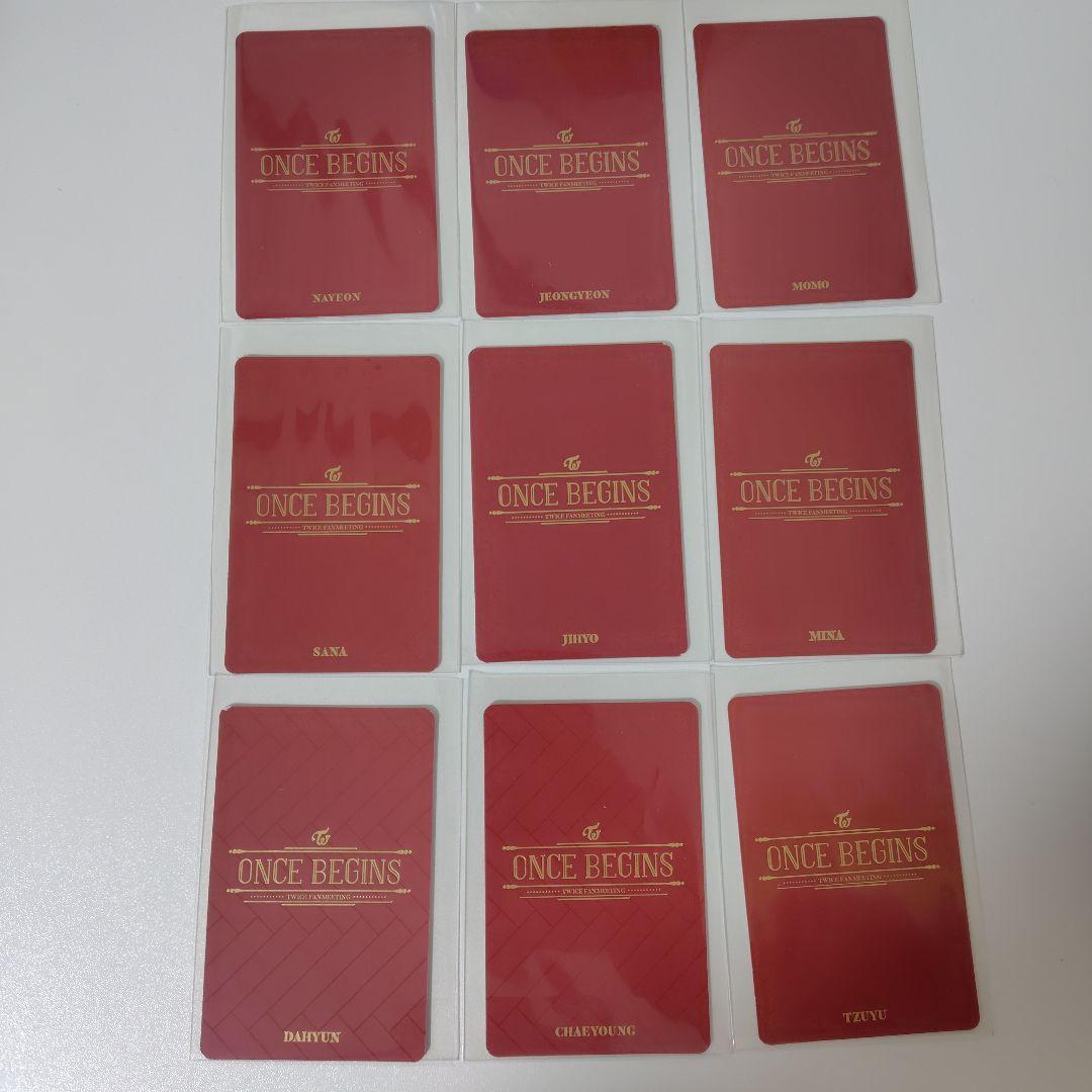 TWICE ONCE BEGINS トレカ54枚セット