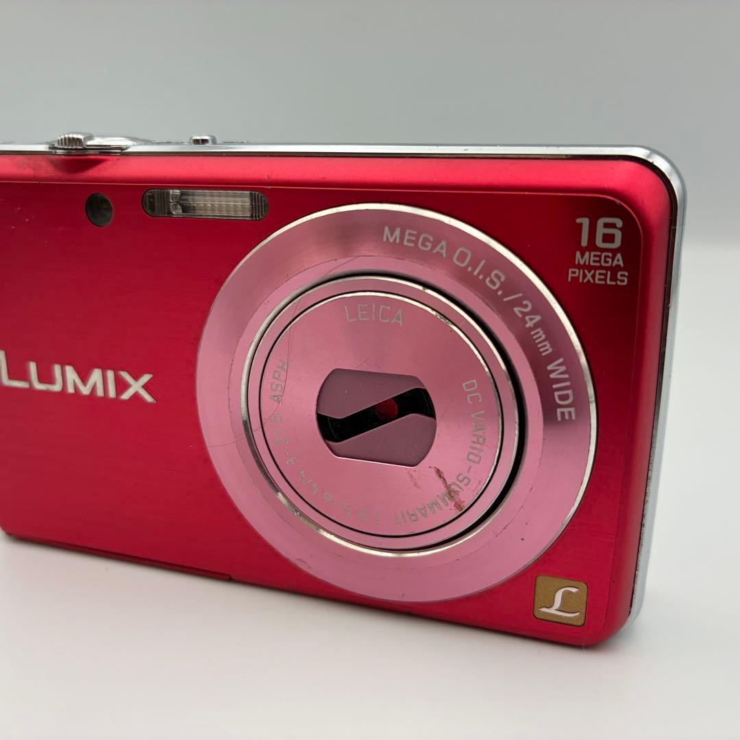 動作品★Panasonic LUMIX DMC-FH8 デジタルカメラ レッド