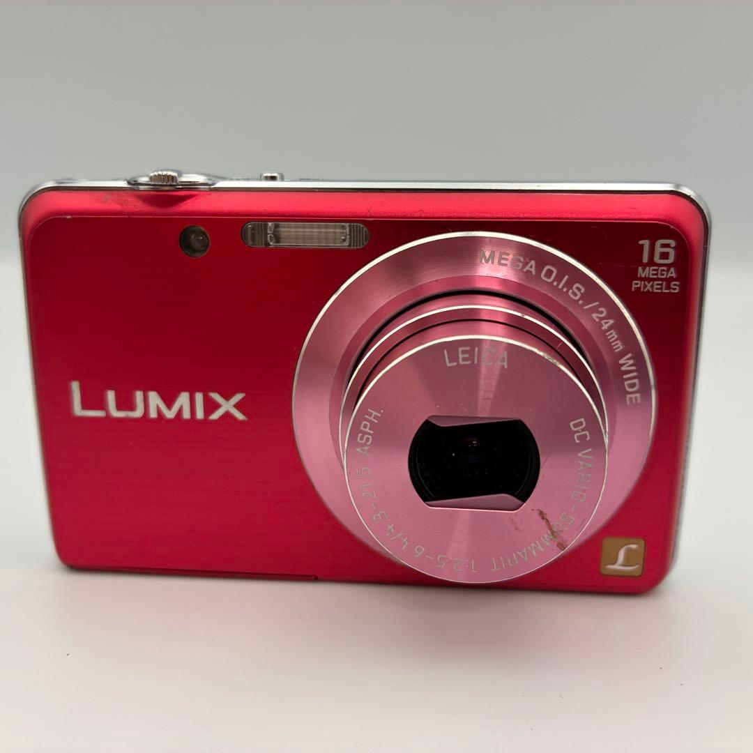 動作品★Panasonic LUMIX DMC-FH8 デジタルカメラ レッド