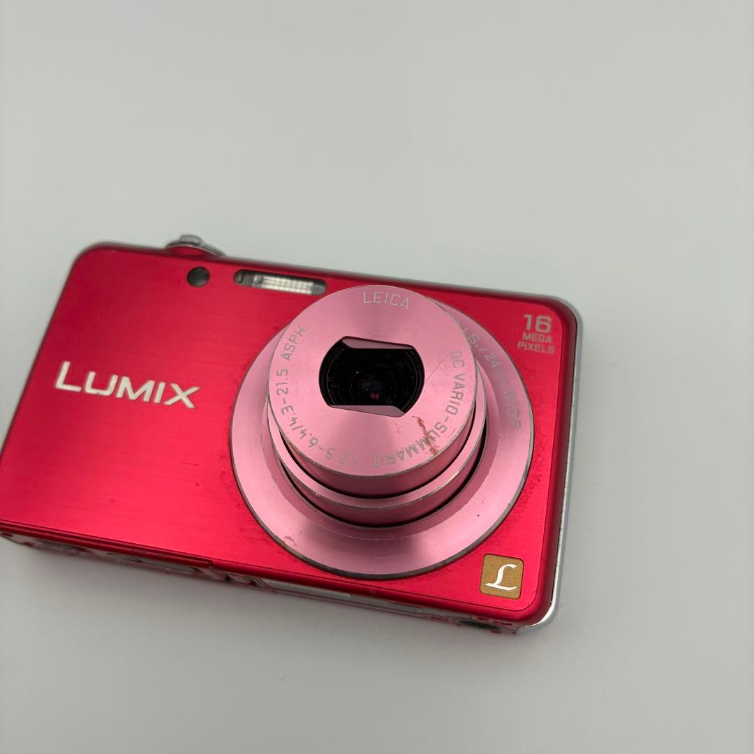 動作品★Panasonic LUMIX DMC-FH8 デジタルカメラ レッド