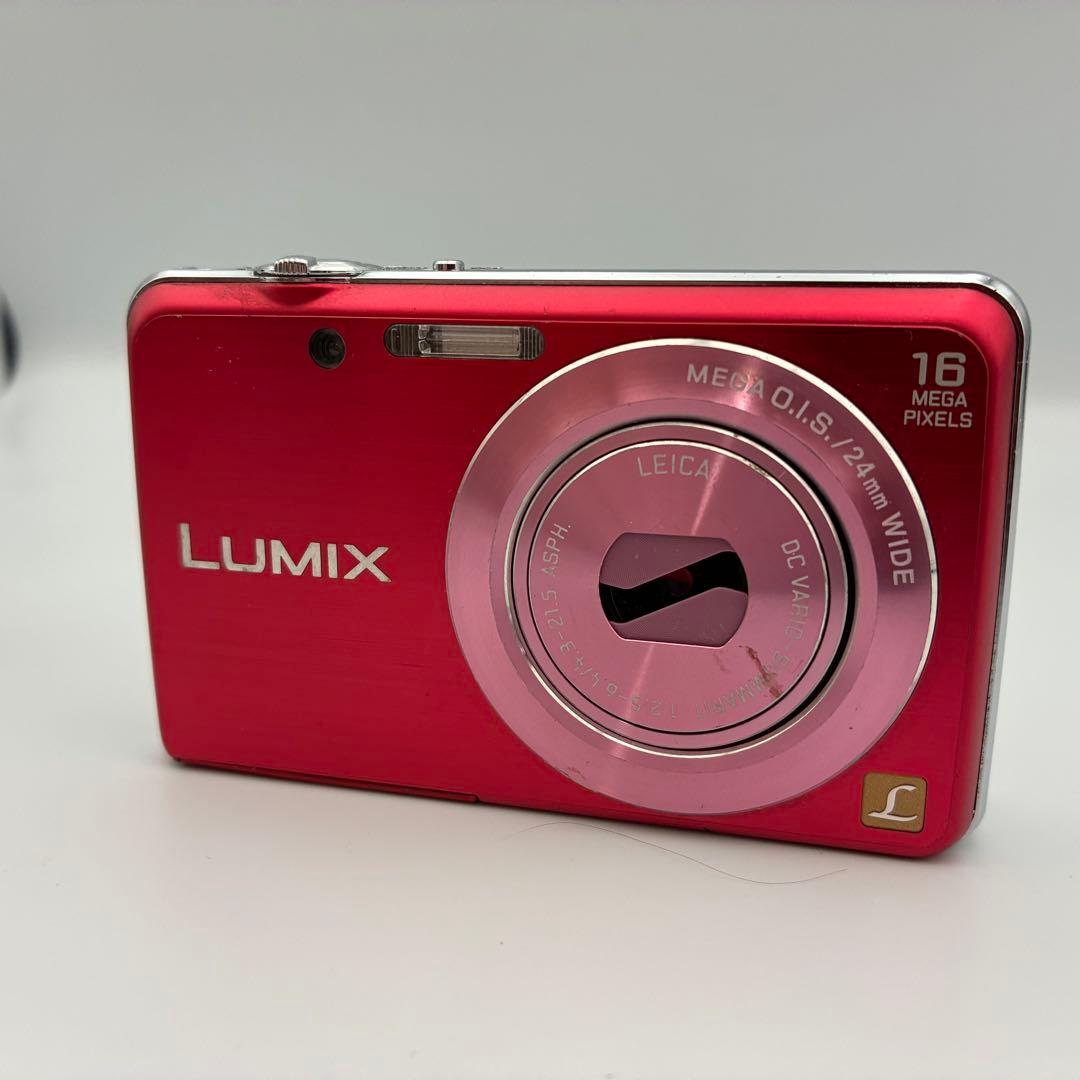 動作品★Panasonic LUMIX DMC-FH8 デジタルカメラ レッド