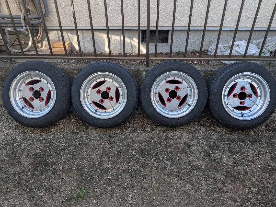 専用　ADVAN 13インチ ホイールセット BRIDGESTONE