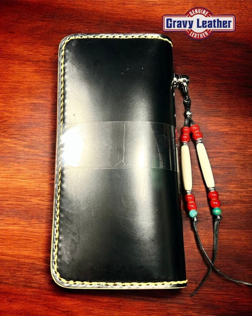 take様Gravy Leatherロングウォレット コードバン ネイティブ