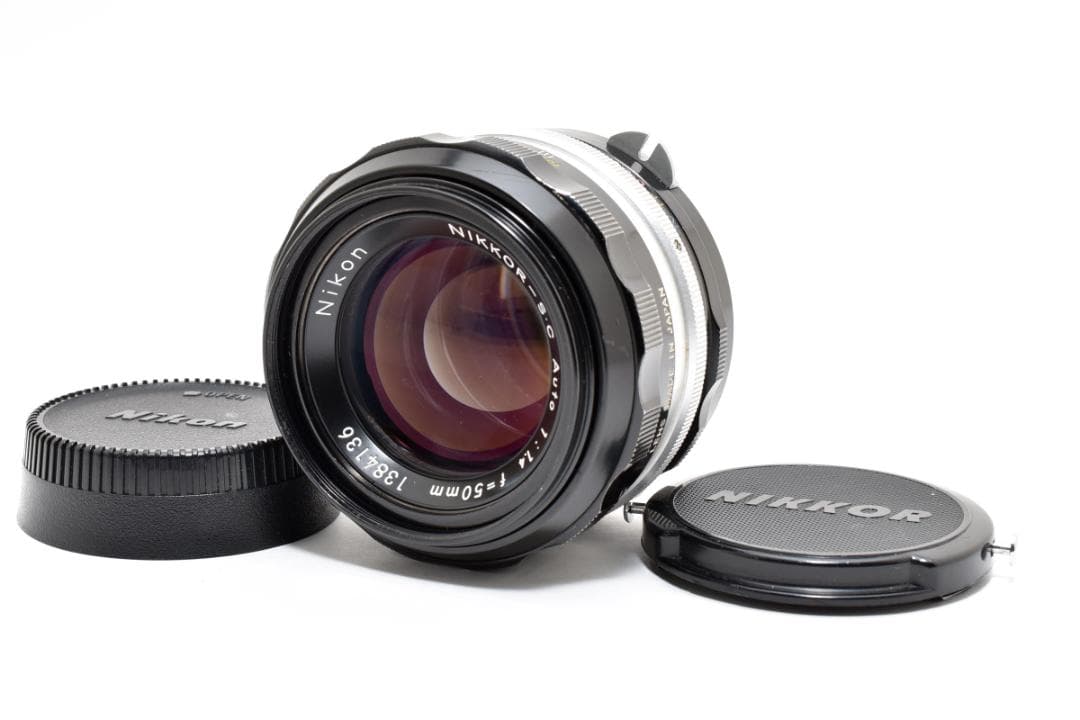 美品 ニコン NIKKOR-S.C Auto 50mm f1.4 MF M780