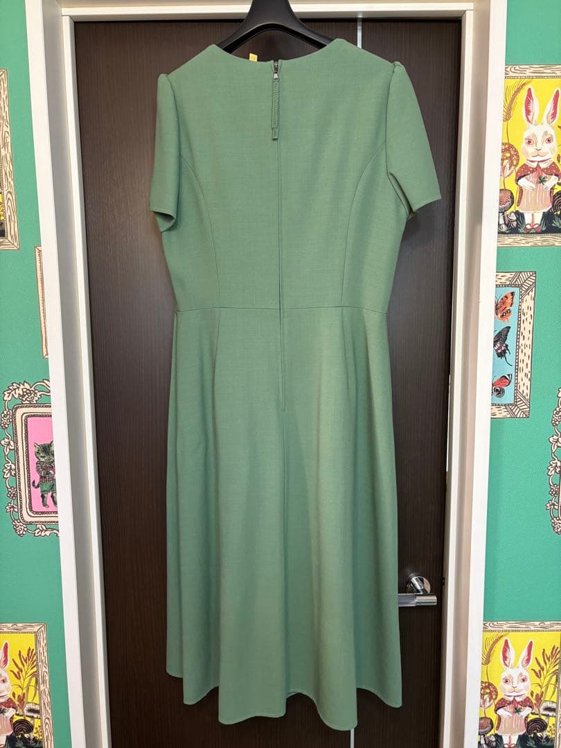 フォクシー 半袖 ひざ丈ワンピース 42