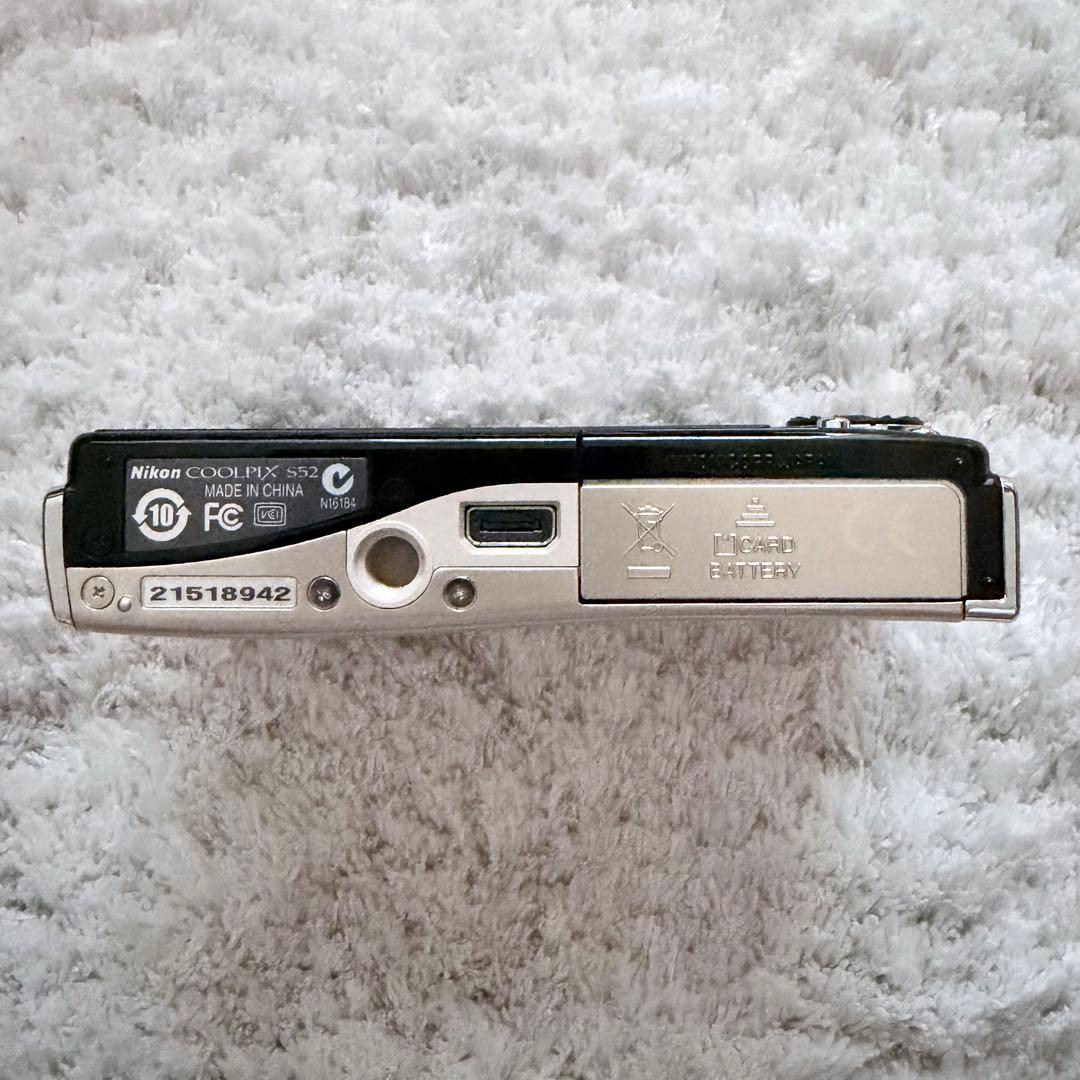 極上品【動作確認済】Nikon ニコン COOLPIX S52 レトロコンデジ