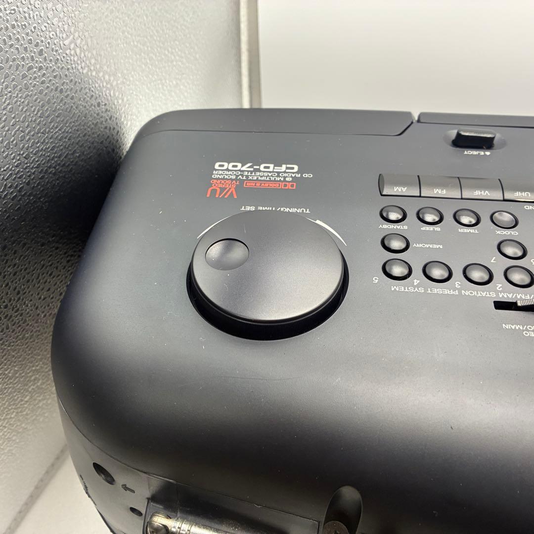 【カセット以外動作】SONY CFD-700 DoDeCaHORN バブルコンポ