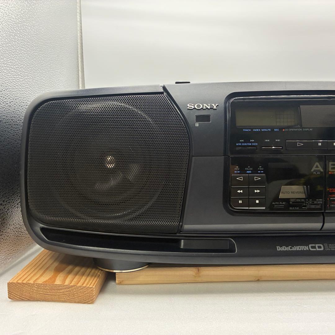 【カセット以外動作】SONY CFD-700 DoDeCaHORN バブルコンポ