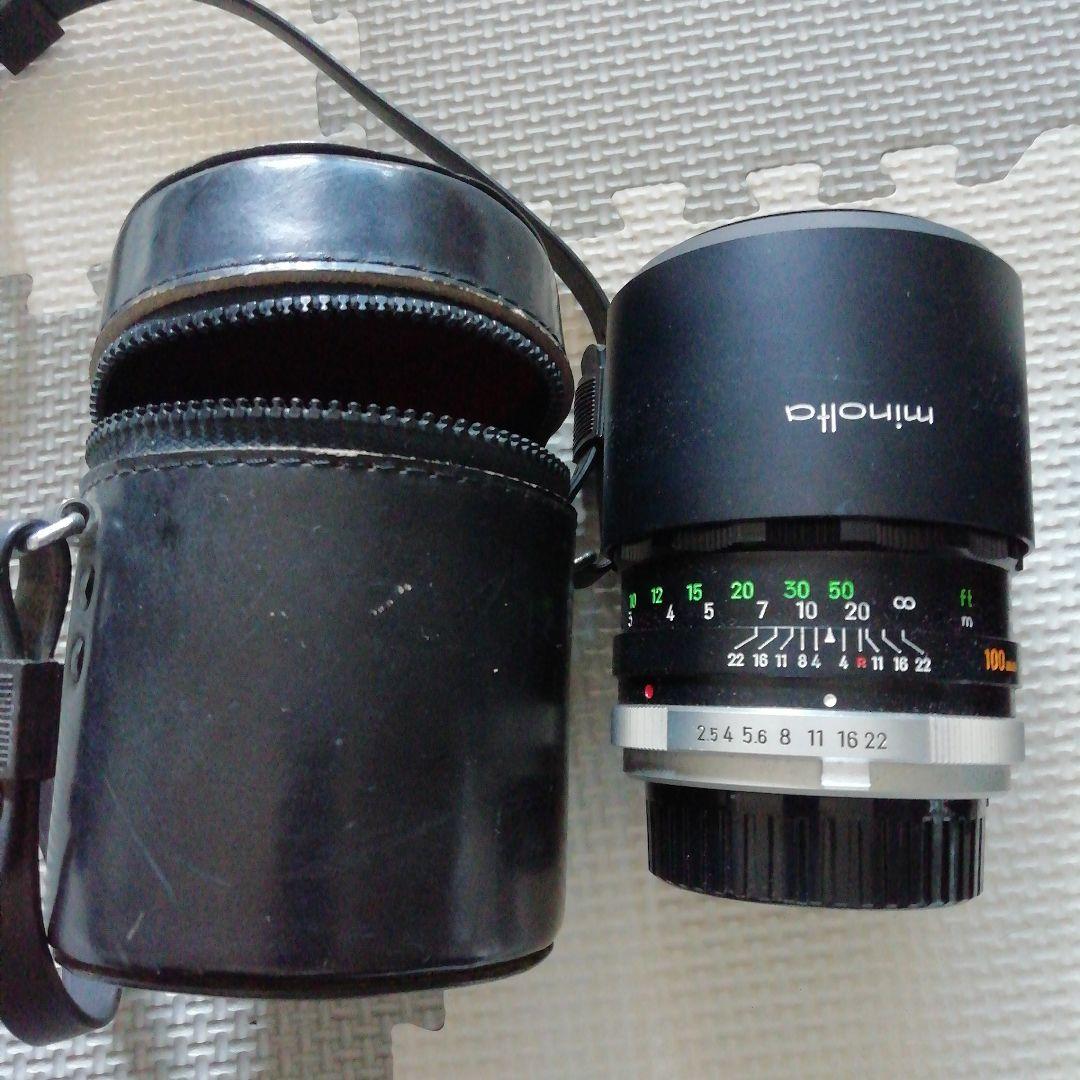 コニカミノルタ　古いカメラ　ケースあり