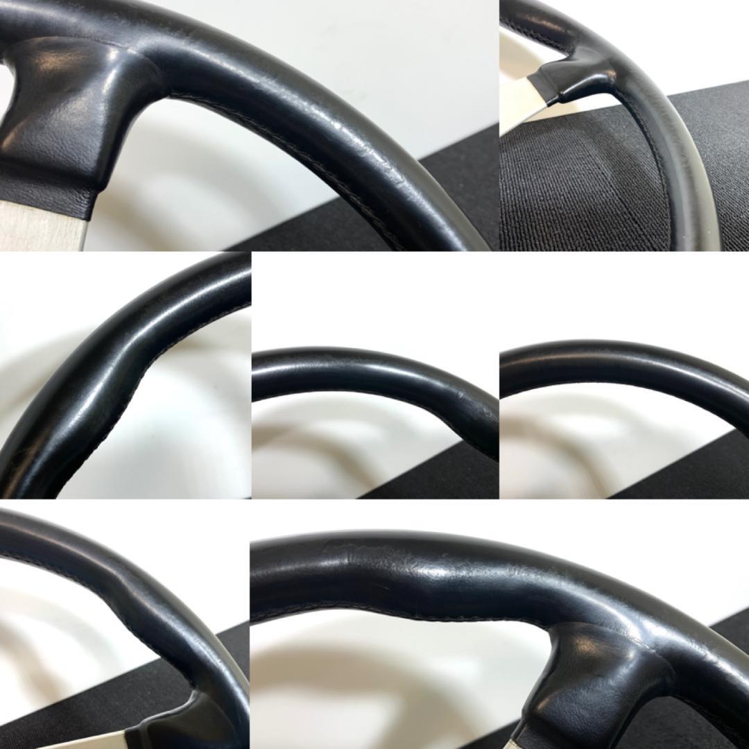 ナルディ ガラ3 タイプ0 レザー ホーンボタン付 FET刻印あり 良品 旧車