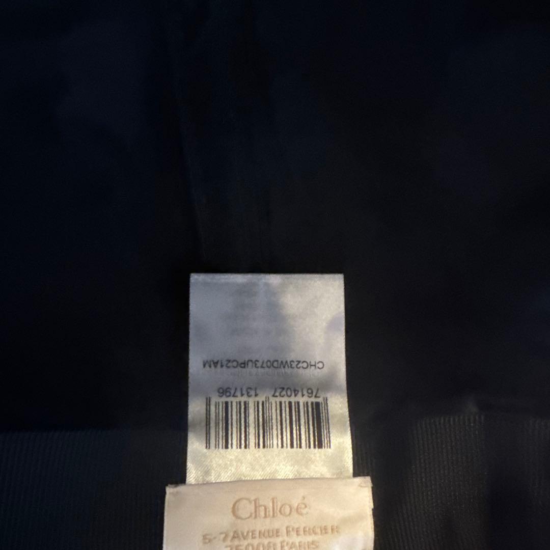 Chloé コーデュロイキャップ ブラウン