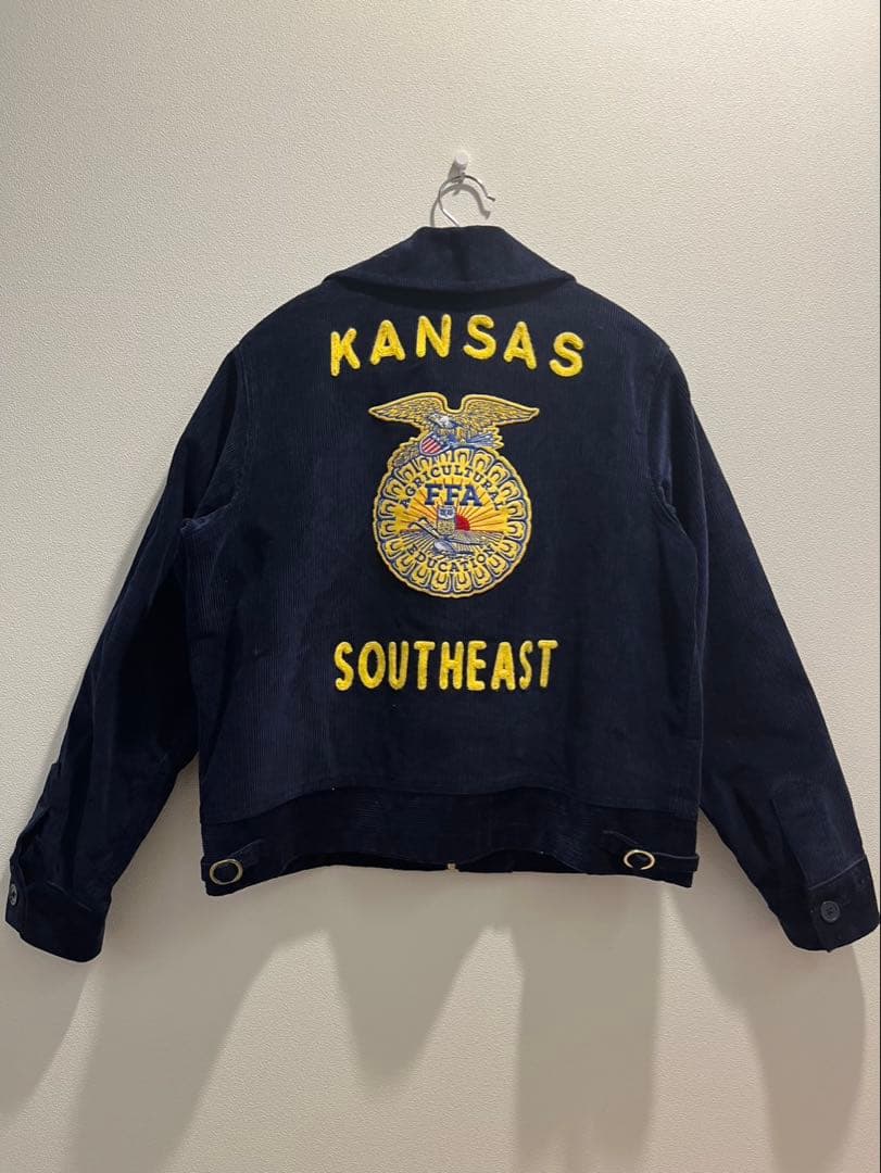 FFAジャケット ネイビー Kansas サイズ103-38