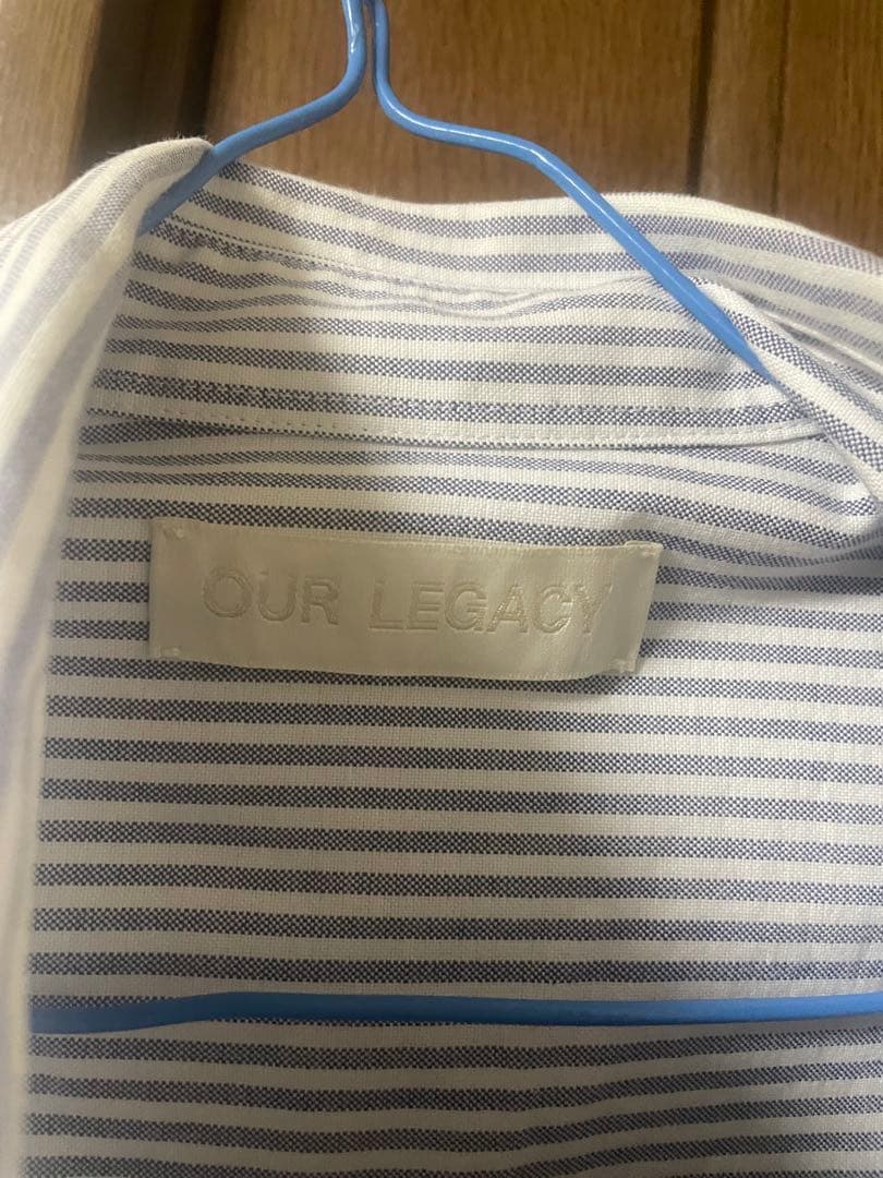 OUR LEGACY ストライプ長袖シャツ