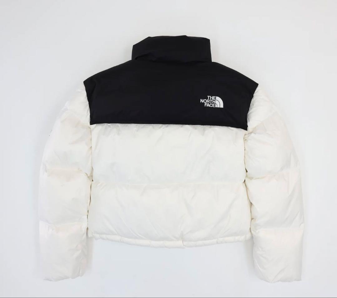 THE NORTH FACE ダウンジャケット ホワイト/ブラック