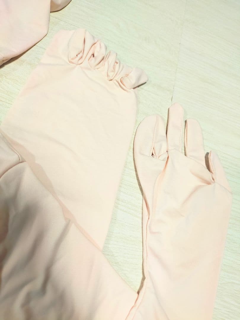 アトラク 肌タイツ 男性Mサイズ 顔開き 5本足指加工 肌色全身タイツ