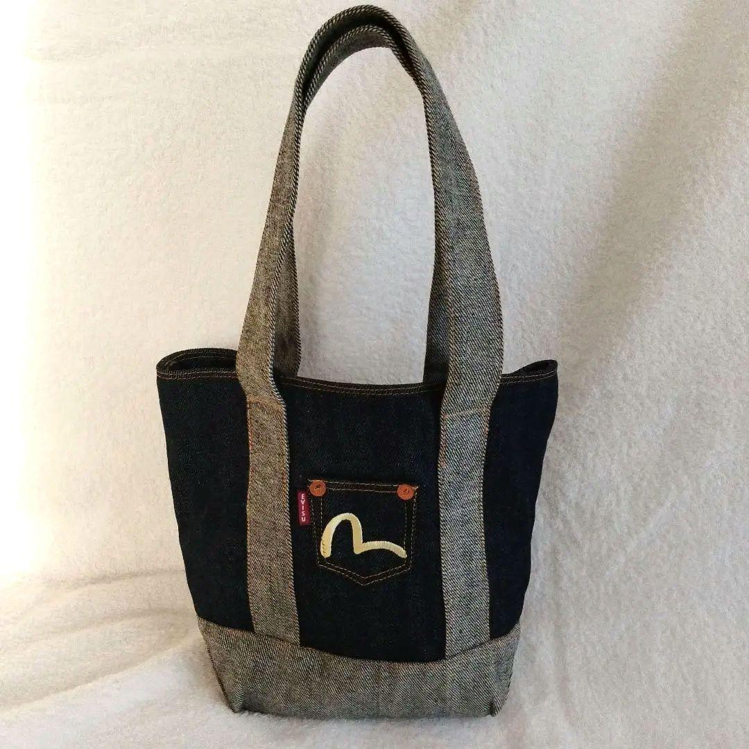 【エヴィス】レア　ミニトートバッグ　デニム　M047