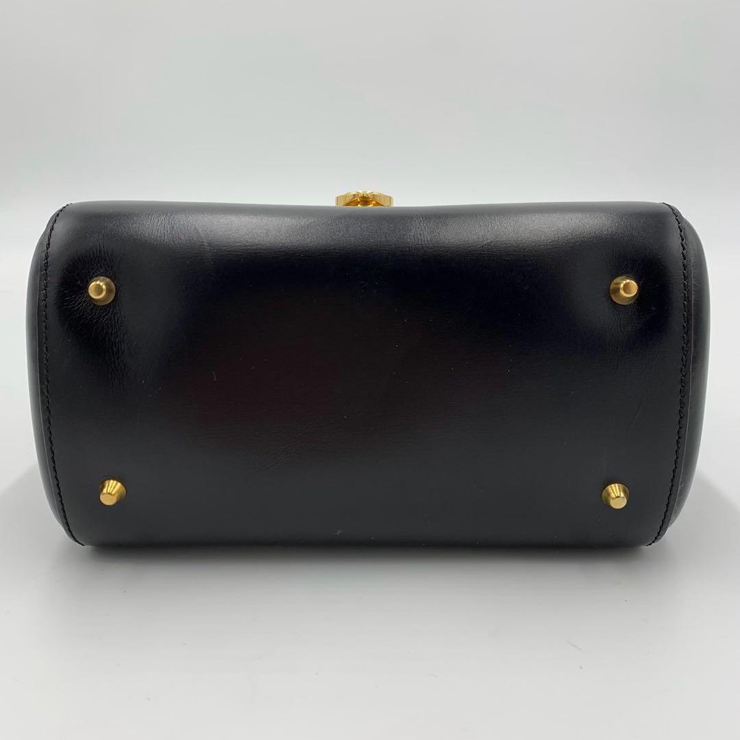 極美品 ロエベ トップハンドル ハンドバッグ アナグラム バニティ フォーマル