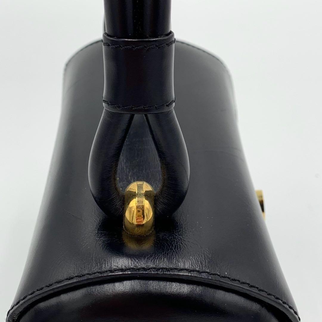 極美品 ロエベ トップハンドル ハンドバッグ アナグラム バニティ フォーマル