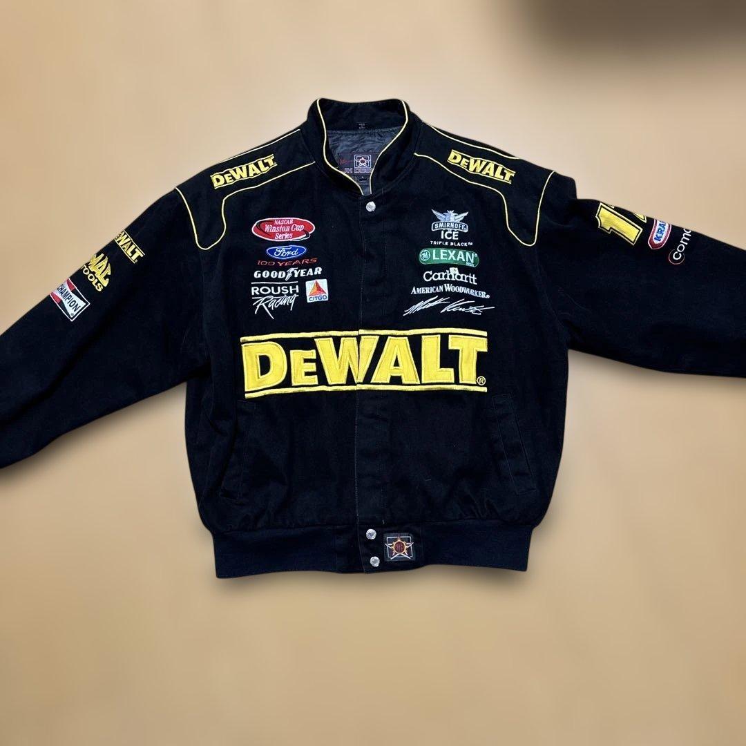 JH DESIGN DEWALT NASCAR レーシングジャケット 刺繍ロゴ
