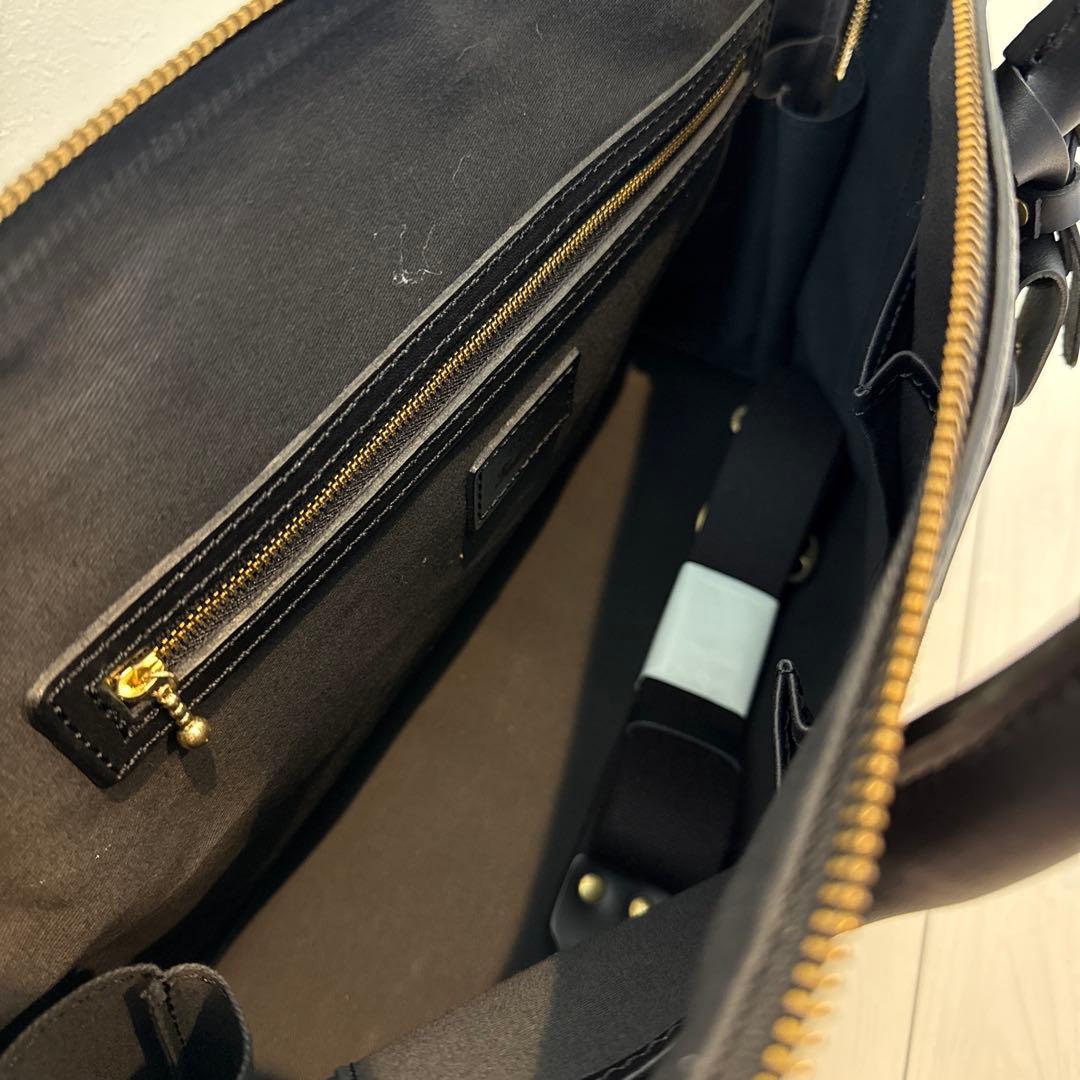 SLOW　TRADITIONAL コットンサージ/ラウンドブリーフケース